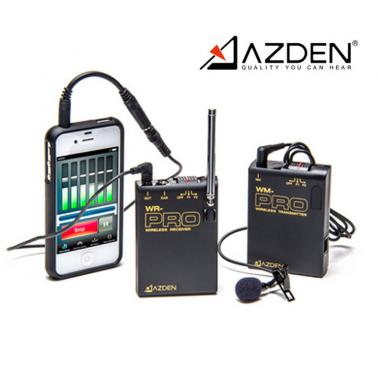 AZDEN 阿兹丹 日本WLX-PRO+HX-i无线话筒 手机专用录音 采访话筒 