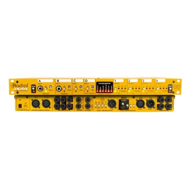 Radial JX44 4 x 4吉他信号放大分配管理器DI直插盒批发零售 隔离变压器 消除接地回路的噪声DI直插盒 吉他DI盒 Radial DI直插盒