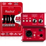 Radial JDX-48 吉他功率放大器DI直插盒批发零售 单通道DI直插盒 吉他DI盒 乐器直插盒 舞台信号转换 DI盒