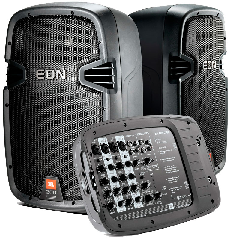  JBL EON 210P 便携式音箱 演讲家音箱 广场舞音箱 拉杆音响 拉杆音箱