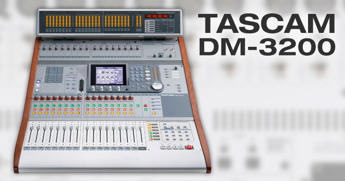 TASCAM DM-3200 32通道数字混音调音台 影视 舞台数字调音台